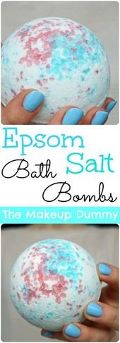 How To Make Bath Bombs with Epsom Salt