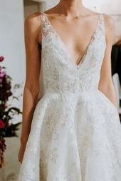 Simple Wedding Dresses, Marvelous Tulle & Stretch Charmeuse Spaghetti Straps A-Line Wedding Dresses