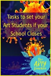 Tasks to set your Art Students if your School Closes