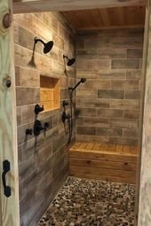 The luxurious shower cabin creates a pleasant feeling of space for the project o…