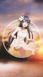 anime girls, picture-in-picture, Seishun Buta Yarou wa Bunny Girl Senpai no Yume…