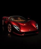 e tomaso reveals retro-futuristic P72 supercar at goodwood festival