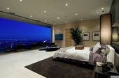 id love to have a view like this, the room is pretty too!