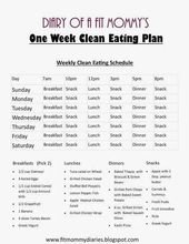 14 day Clean Eating Meal Plan for the Whole Family!
