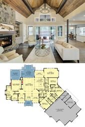 Beautiful 4 Bedroom Craftsman-Style Single Story Home (Floor Plan and Photos)