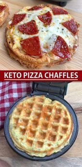 Keto Pizza Chaffles