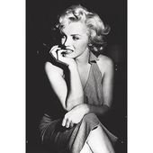 Obtain Art For Less ‘Marilyn Monroe Sitting’ by Corbis Photographic Print on Wrapped Canvas | Wayfair