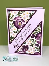 A new template for 6 X 6″ Designer paper – makes 3 fast, cute cards!