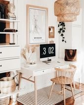 Boho Home Office Inspiration Ideas Home Decor