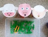 Feed the Farm Animals Fine Motor Toddler Activity – Mama of Littles