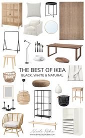 The Best of Ikea: Black White & Natural Pieces That Look Expensive