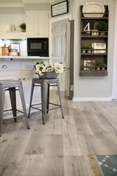 Updating a Kitchen with Vinyl Engineered Plank Flooring | CuterTudor