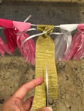 DIY Crepe Tassel Garland