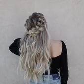 Half Up Braided Hairstyle