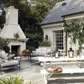 Top 60 Best Patio Fireplace Ideas – Backyard Living Space Designs