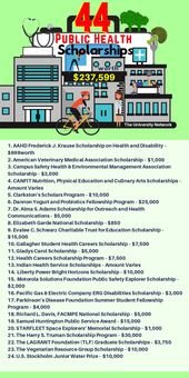 44 Public Health Scholarships