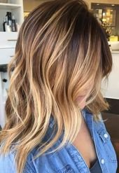 Gorgeous Brown Hairstyles with Blonde Highlights