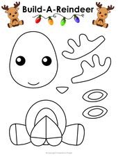 Easy Printable Reindeer Craft for Kids to Make – Simple Mom Project