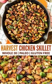 Harvest Chicken Skillet Dinner Recipe | Well Plated by Erin