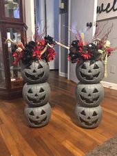 Plastic Pumpkin Stone Makeover – Crafty Morning