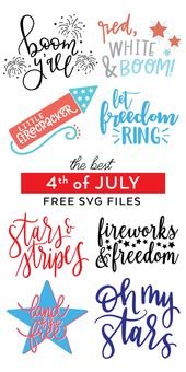 Best Free 4th of July Patriotic SVG Files