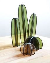 Stained Glass Succulents By Lesley Green
