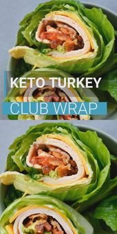 Keto Turkey Club Wrap