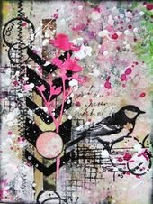Looking for the Summer mixed media card –