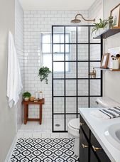This Small Bath Makeover Blends Budget-Friendly DIYs and High-End Finishes