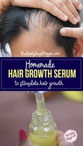 Homemade DIY Hair Growth Serum To Stimulate Hair & Stop Hair Fall