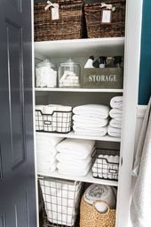Linen Closet Organization Makeover – Bless’er House