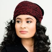 Black Velvet African Style Turban | Monique – One size fits most / Please allow 1-2 weeks for delivery