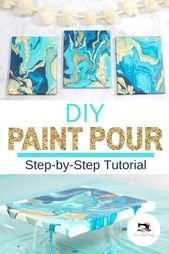 DIY Pour Painting with JOANN – Crafts | Sweet Red Poppy