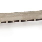 Tufted Gallery Bench (Cappuccino)