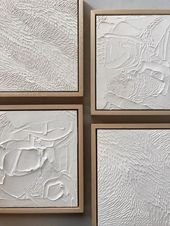 DIY textured canvas
