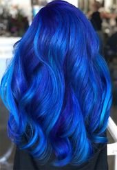 65 Iridescent Blue Hair Color Shades & Blue Hair Dye Tips