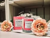 Red Dahlia & Orchid Medium Glass Scented Candle