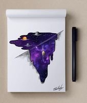 Stars Themed Illustrations by Muhammed Salah | Cuded