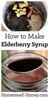 How to Make Elderberry Syrup | Homestead Honey