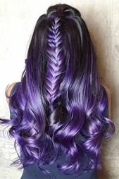 38 Bold And Provocative Dark Purple Hair Color Ideas
