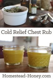 Cold Relief Chest Rub | Homestead Honey – All-natural cold and cough remedy
