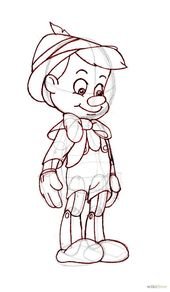 How to Draw Pinocchio