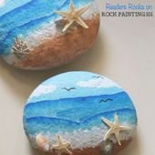 How to create beach painted rocks – Rock Painting 101