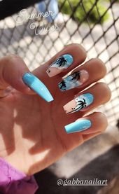 Attractive Summer Beach Nail Art Ideas