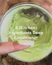 4 (Kitchen) Ingredients Deep Conditioner