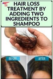 Hair Loss Treatment By Adding Two Ingredients To Shampoo