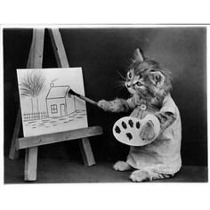 25 Vintage Cats And Dogs Dressed As People