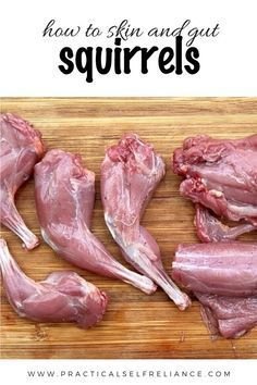 How To Skin and Gut a Squirrel in Under a Minute