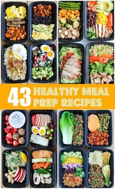 43 HEALTHY MEAL PREP RECIPES THAT’LL MAKE YOUR LIFE EASIER