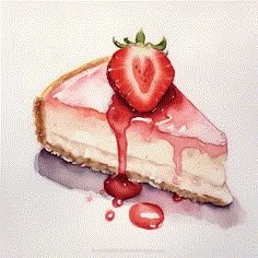 Watercolor Dessert Painting Ideas – Beautiful Dawn Designs